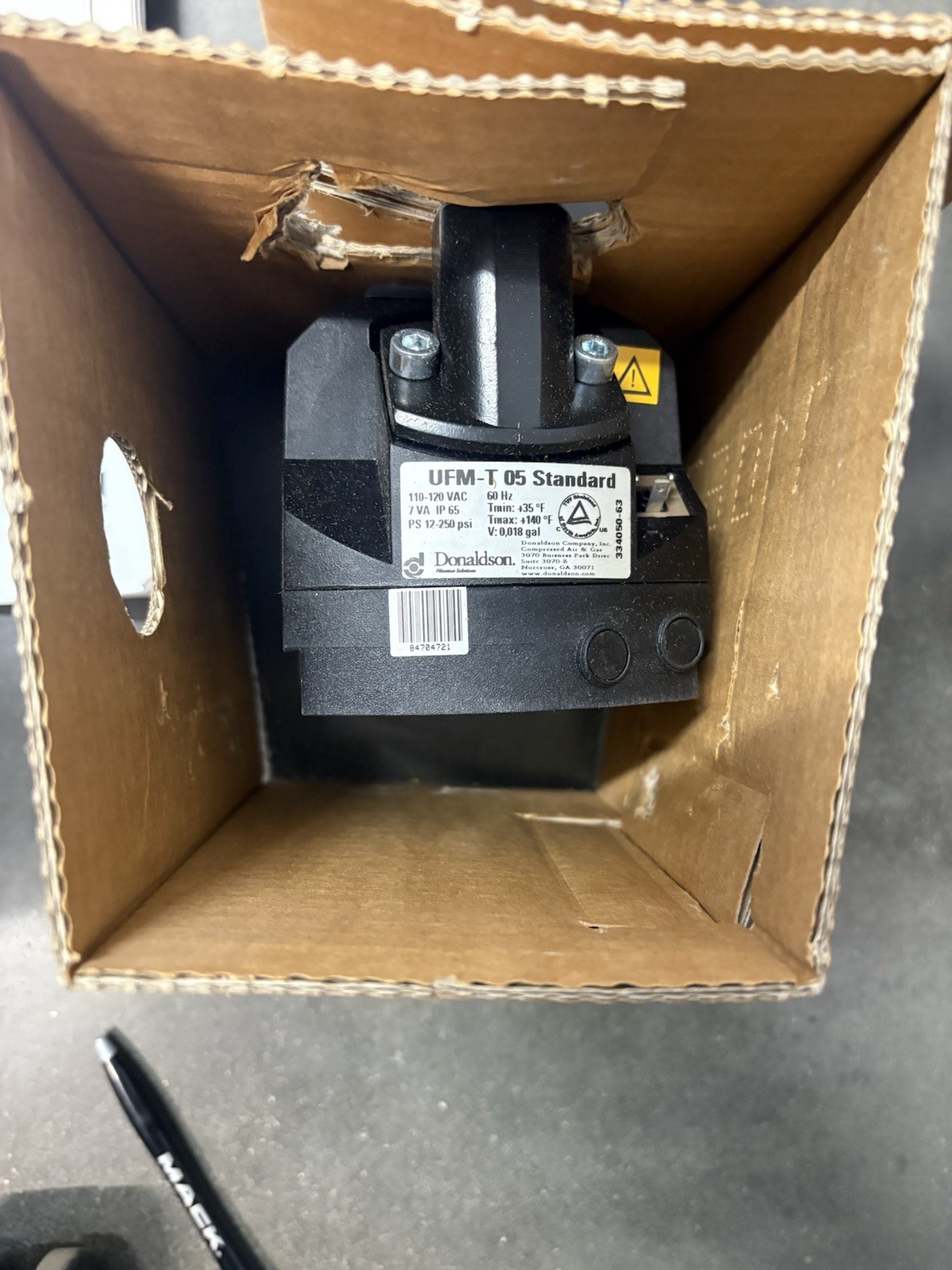 DONALDSON ULTRAFILTER AG0018 SP NPT ECOZ / UFM-T 05 ELECTRIC DRAIN NEW AG 0018SP