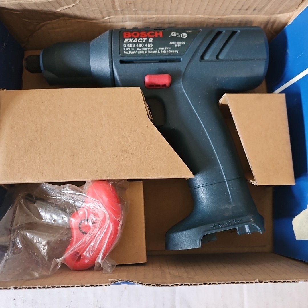 New BOSCH EXACT 9 in Box 0 602 490 463 Electric Screwdriver Center Grip Wrench
