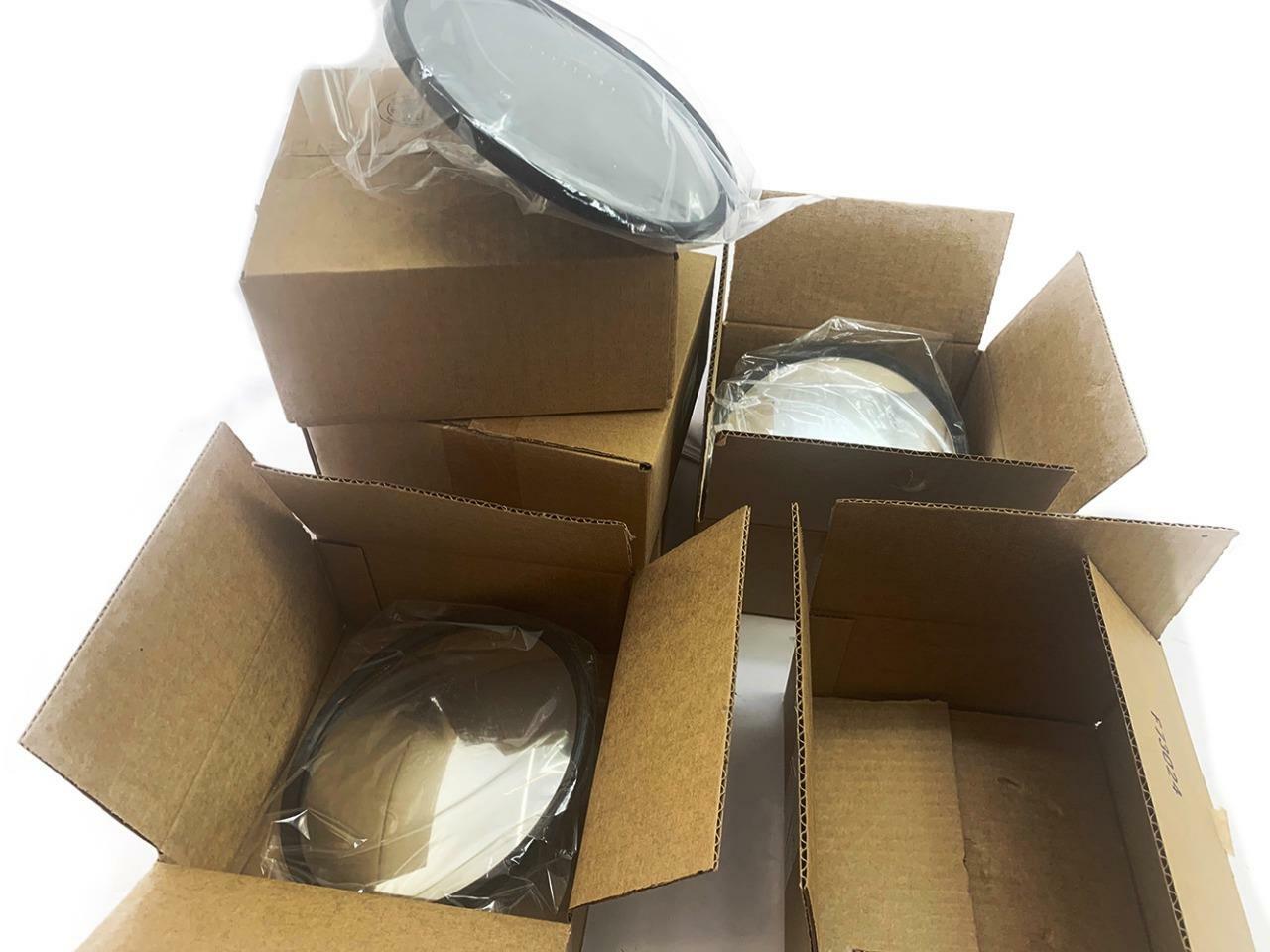 Lot of 6 Qty Arrow Safety Device 703-00-100 8-1/2” Convex Mirror Steel Black NEW