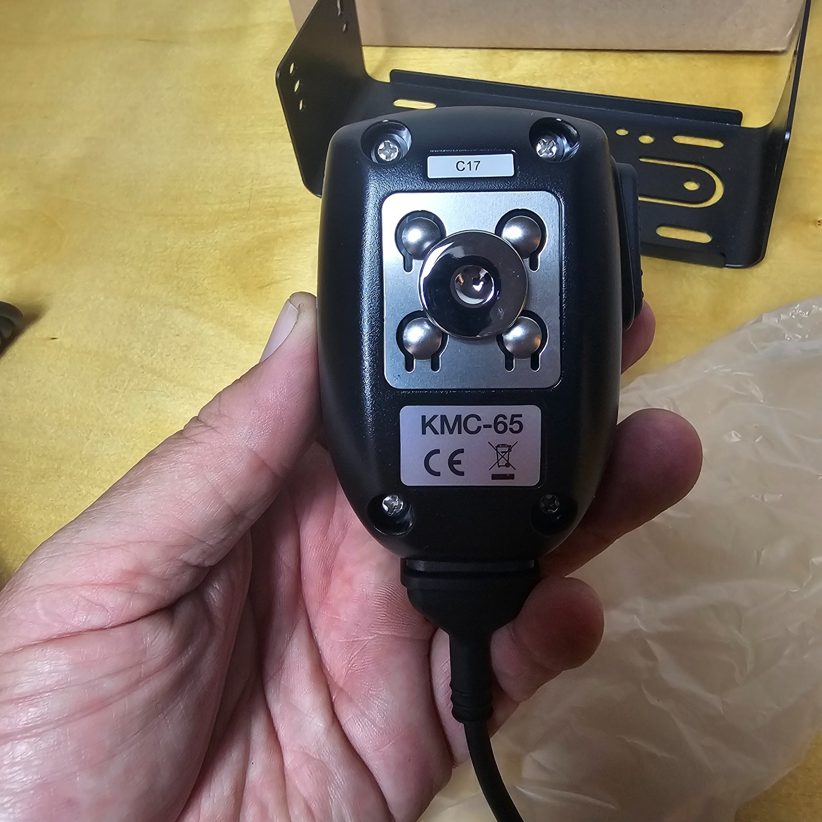 Kenwood KMC-65 Mobile Hand Microphone w/Mount – NEW