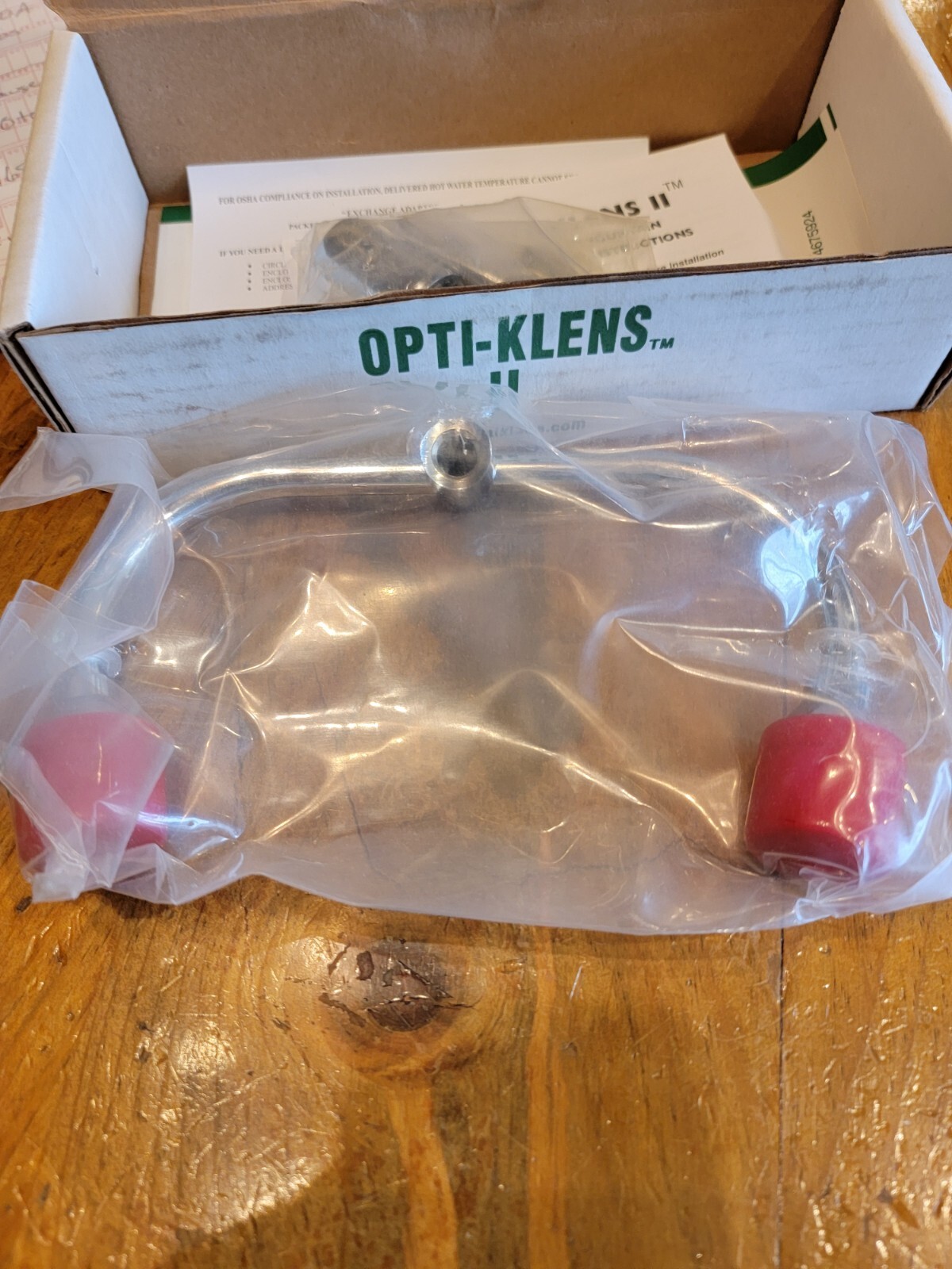 Lab Safety Supply Opti Klens II OK 11 LAB Eye Wash Fountain – Nozzle Only 8UKU0