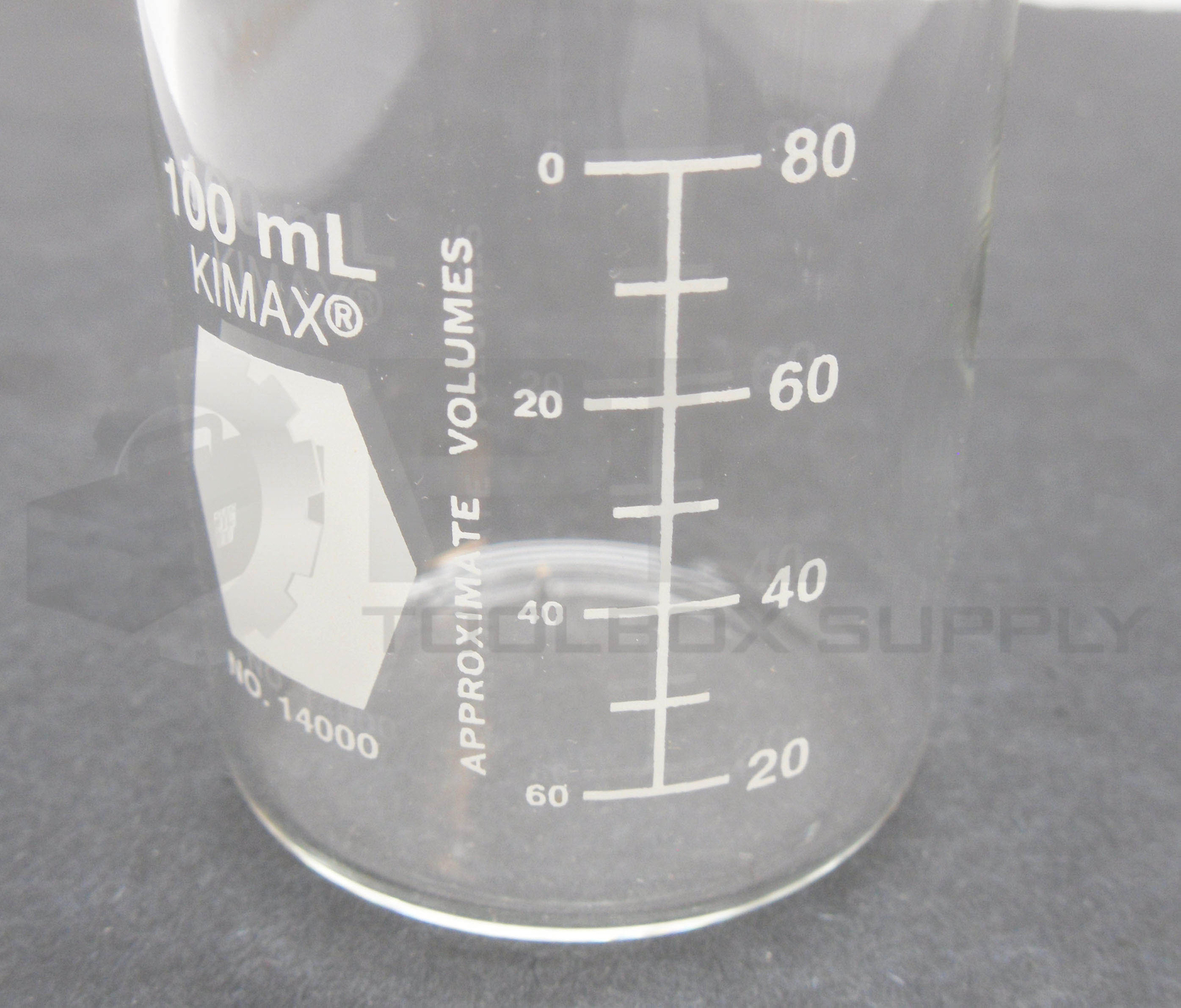 NEW BOX OF 7 KIMBLE GLASS 14000 LOW FORM GRIFFIN BEAKERS 100ML 14000 100