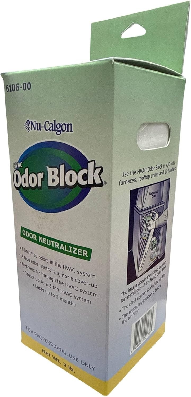 Nu-Calgon 6106-00 Residential Odor Neutralizer, 3 Tons, Gel