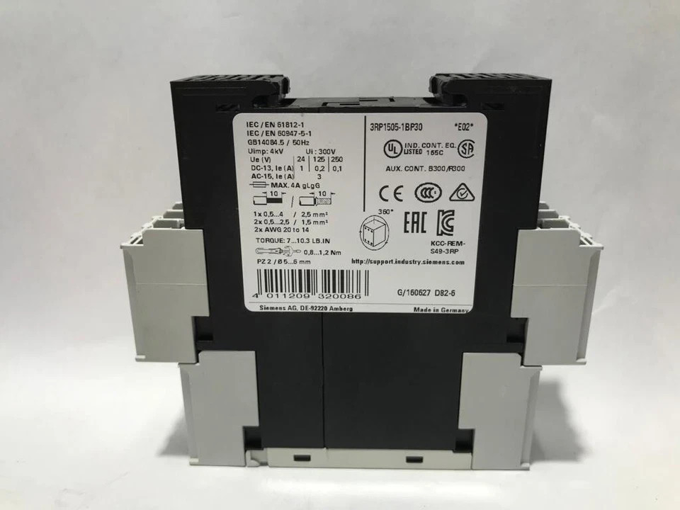 ✅ SIEMENS 3RP1505-1BP30 TIMER RELAY