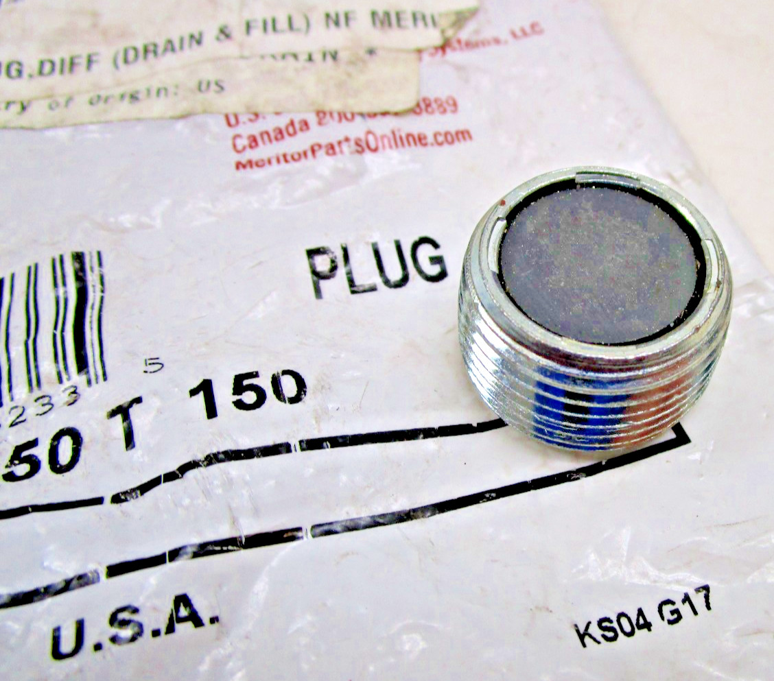 Meritor 1850 T 150 Differential Drain Fill Plug Magnetized 3/4″ NPT