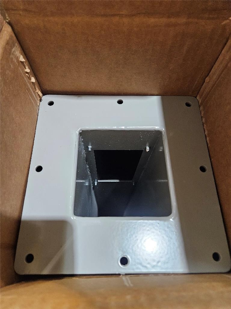 HOFFMAN PEDESTAL SYSTEM ANGLED COLUMN 41x4x4″ GRAY MILD STEEL A44PBCOL
