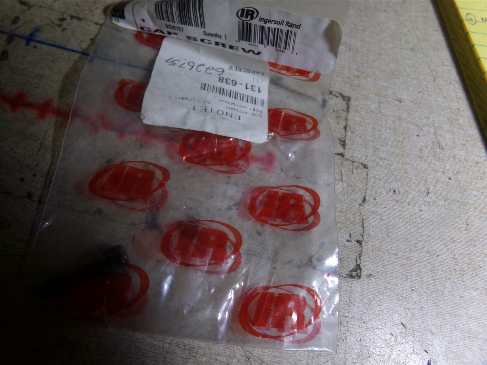 NEW Ingersoll Rand 131-638 EN01E1 Cap Screw *FREE SHIPPING*