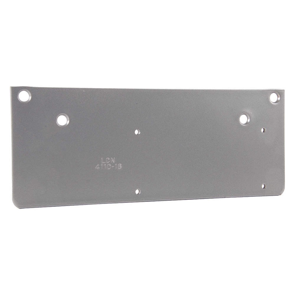 LCN 4110-18 AL Drop Plate,Slvr,12-1/4 in. L 46TY48