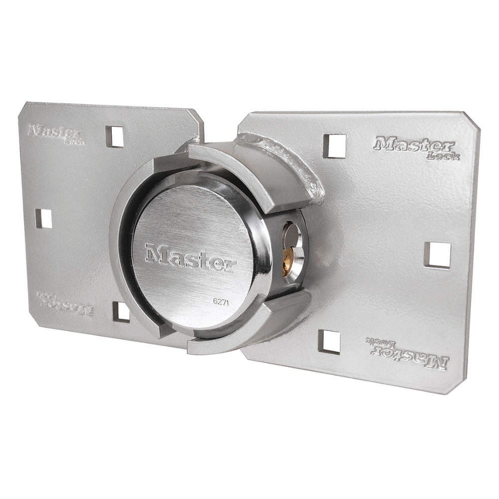 MASTER LOCK 770LHCKA Van Locks with Hasp,Zinc Die-Cast 54DX34
