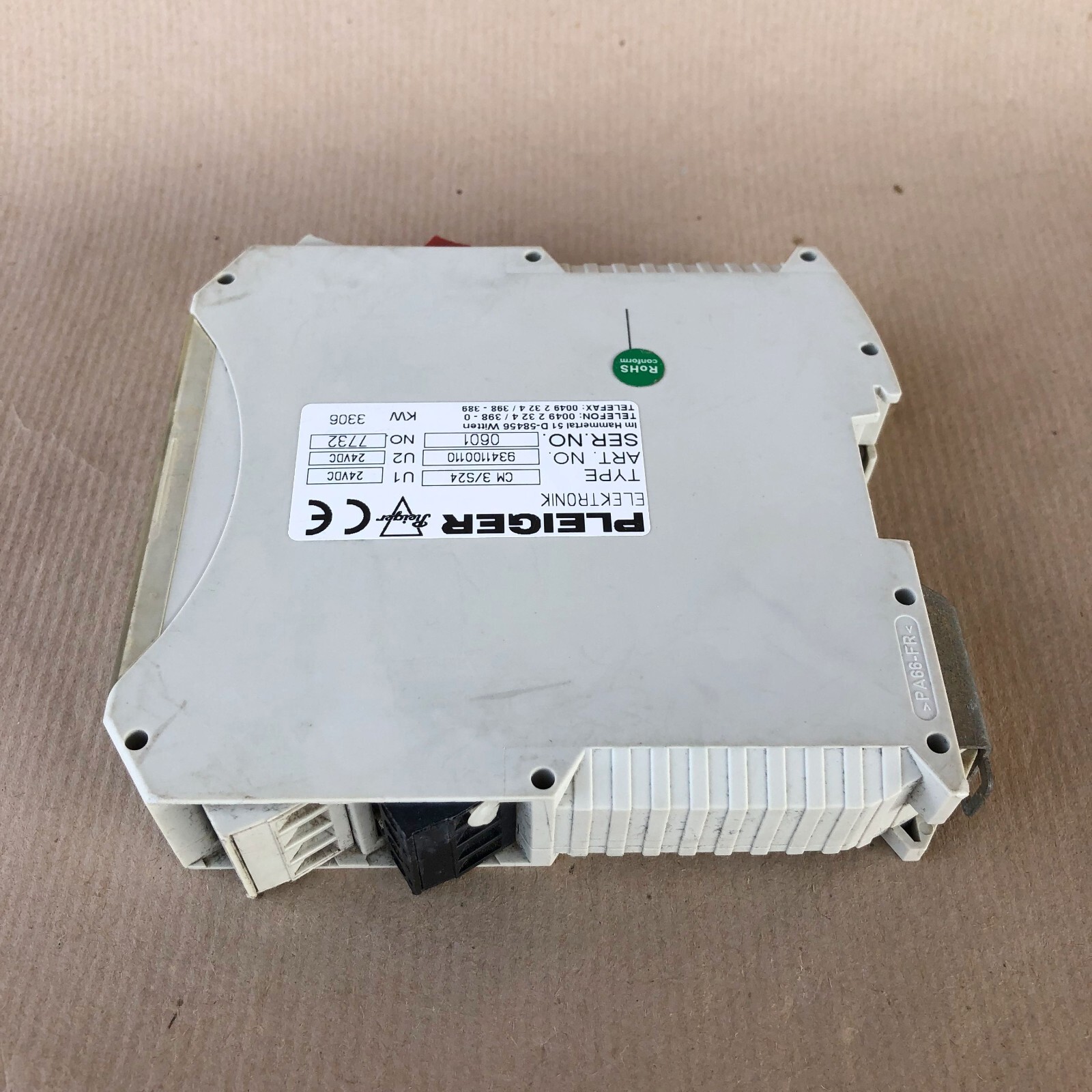 Pleiger CM3/S24 EHS Control Module 9341100110