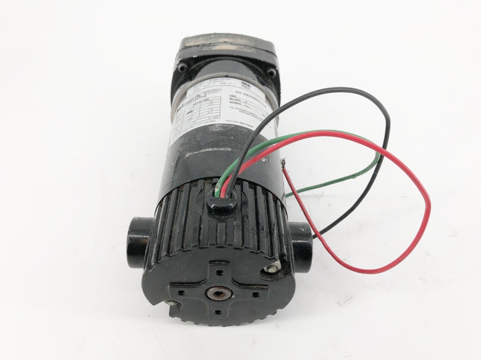 Minarik 507-01-300 DC Gearmotor 130V 1/8HP 1.10A 517rpm 5:1 – No Box