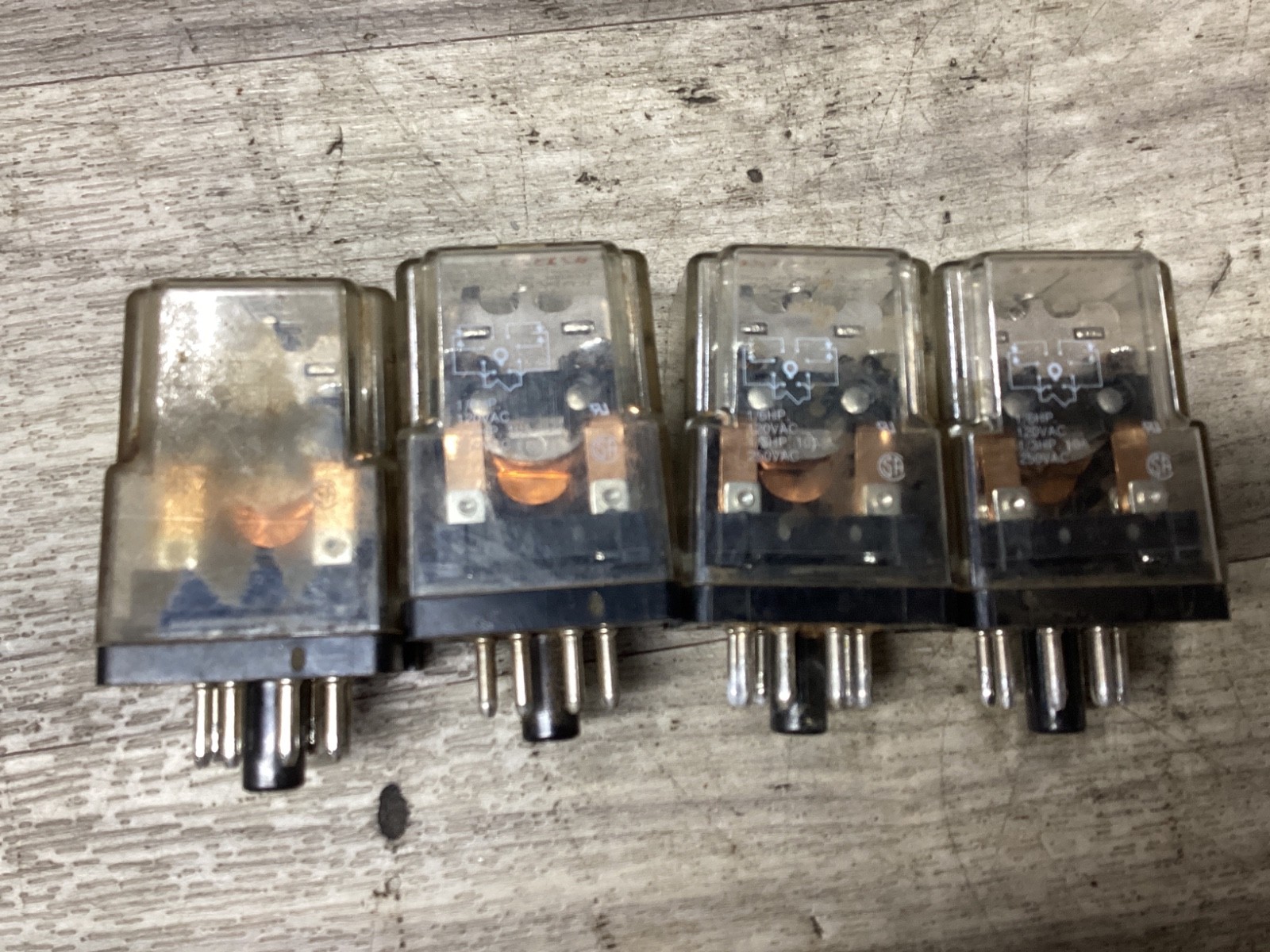 LOT OF 4 POTTER & BRUMFIELD KRPA-11AG-120 120V 50/60HZ #110N154