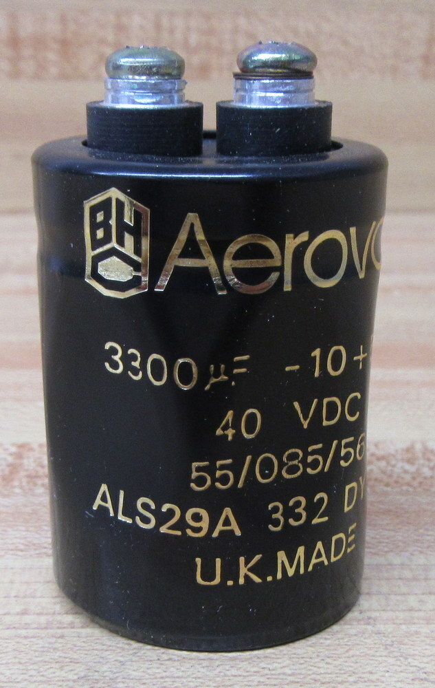 CHB/Aerovox ALS29A-332-DY-040 Capacitor 55/085/56