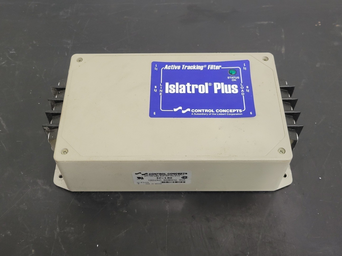 CONTROL AIR INC IC+130 120 VAC, 50/60hz, 30A, Islatrol Plus Active Tracking