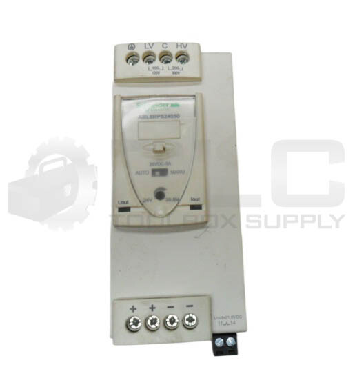 SCHNEIDER ELECTRIC ABL8 RPS24050 POWER SUPPLY 24VDC 5A