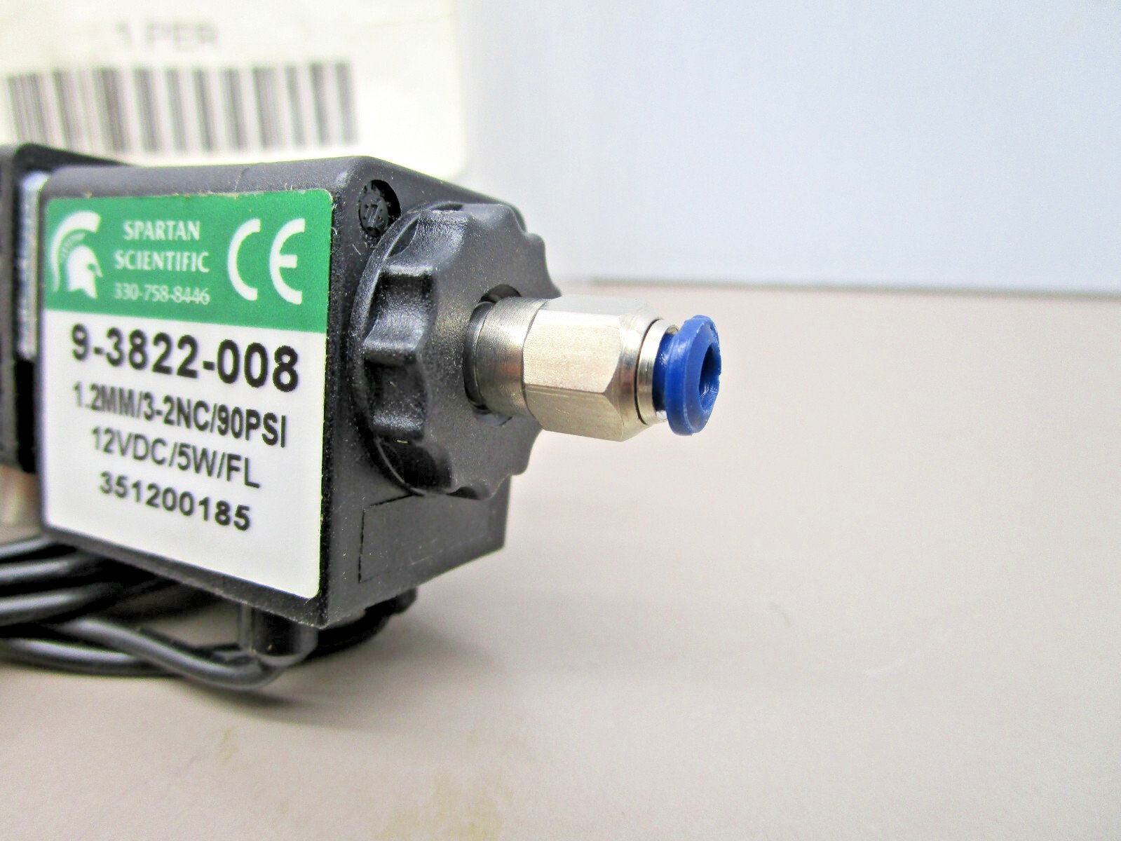 New Flyer 6319214 Intermittent Wiper Solenoid Spartan 9-3822-008 12v 90psi