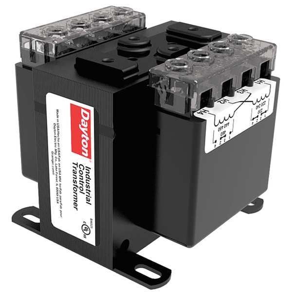 Dayton 31Eh93 Control Transformer, 50 Va, 12/24V Ac, 120V Ac