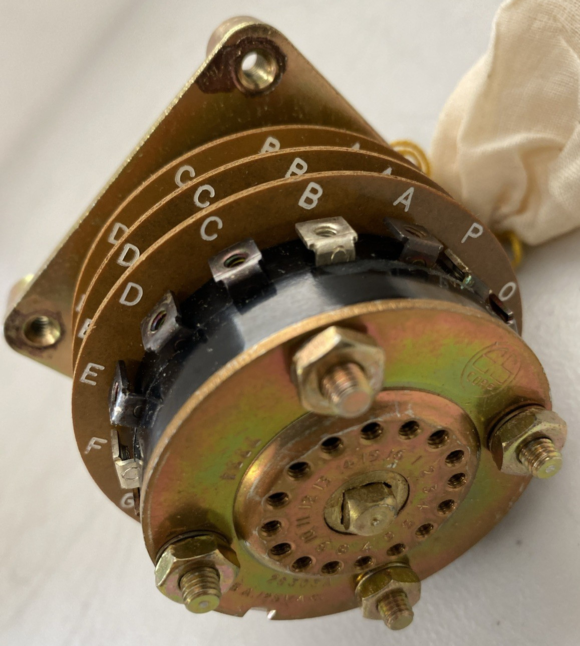 Lot 7 NOS ES Corp Rotary Electro Switch 28303A 5A 125 V.A.C. 4-66 16 Point