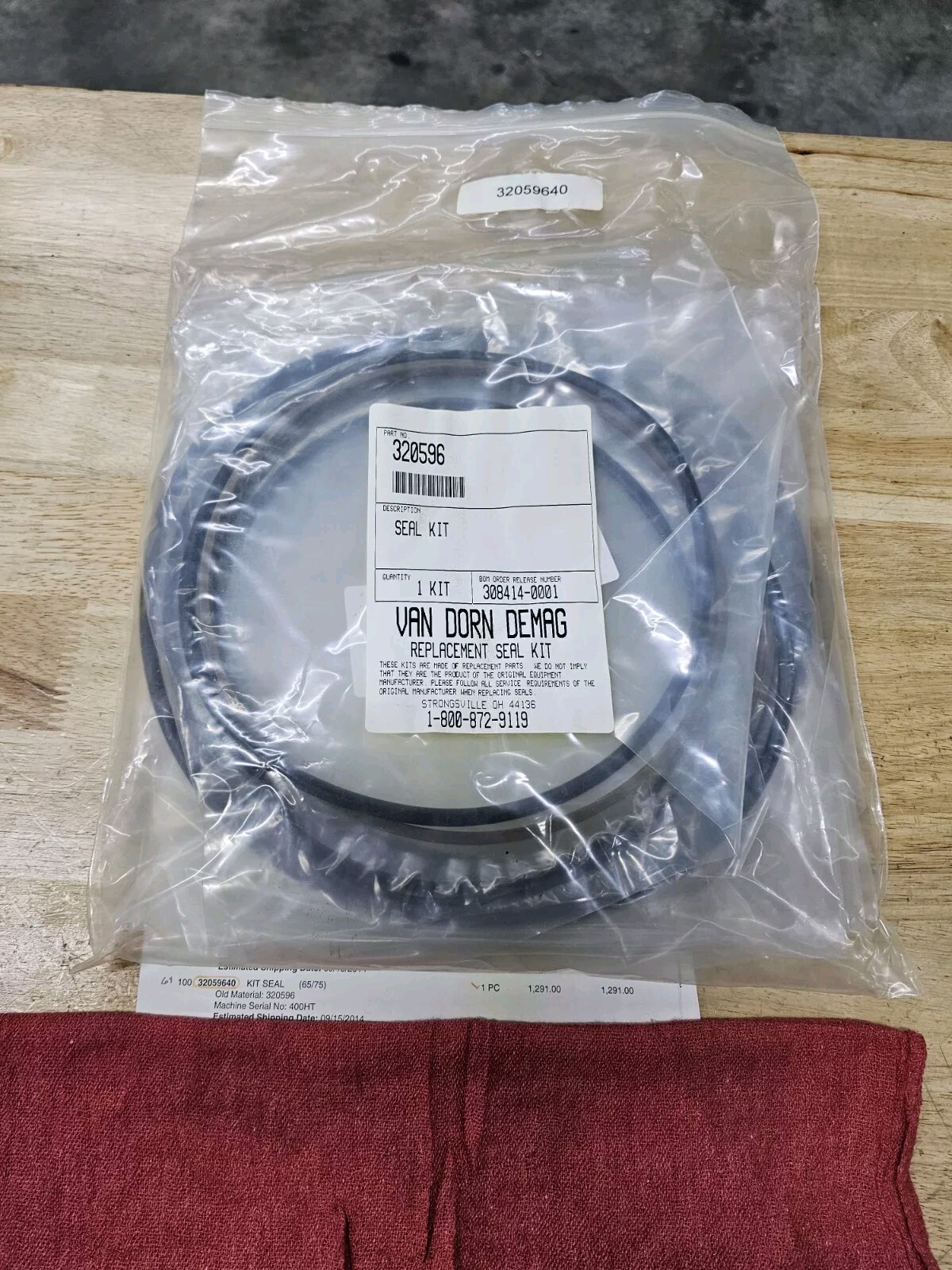 Van Dorn Demag 320596 Seal Kit