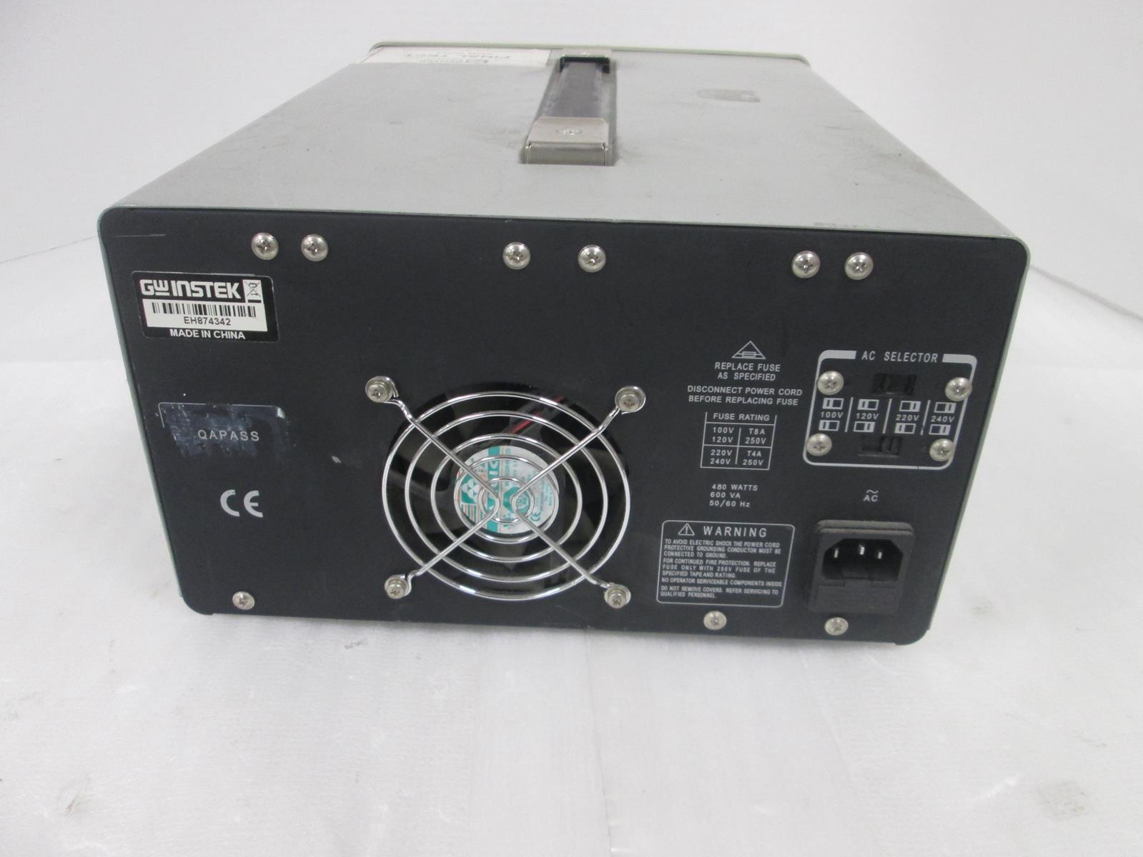 GW INSTEK GPC-18500 LABORATORY DC POWER SUPPLY DUAL TRACKING WITH 5V FIXD