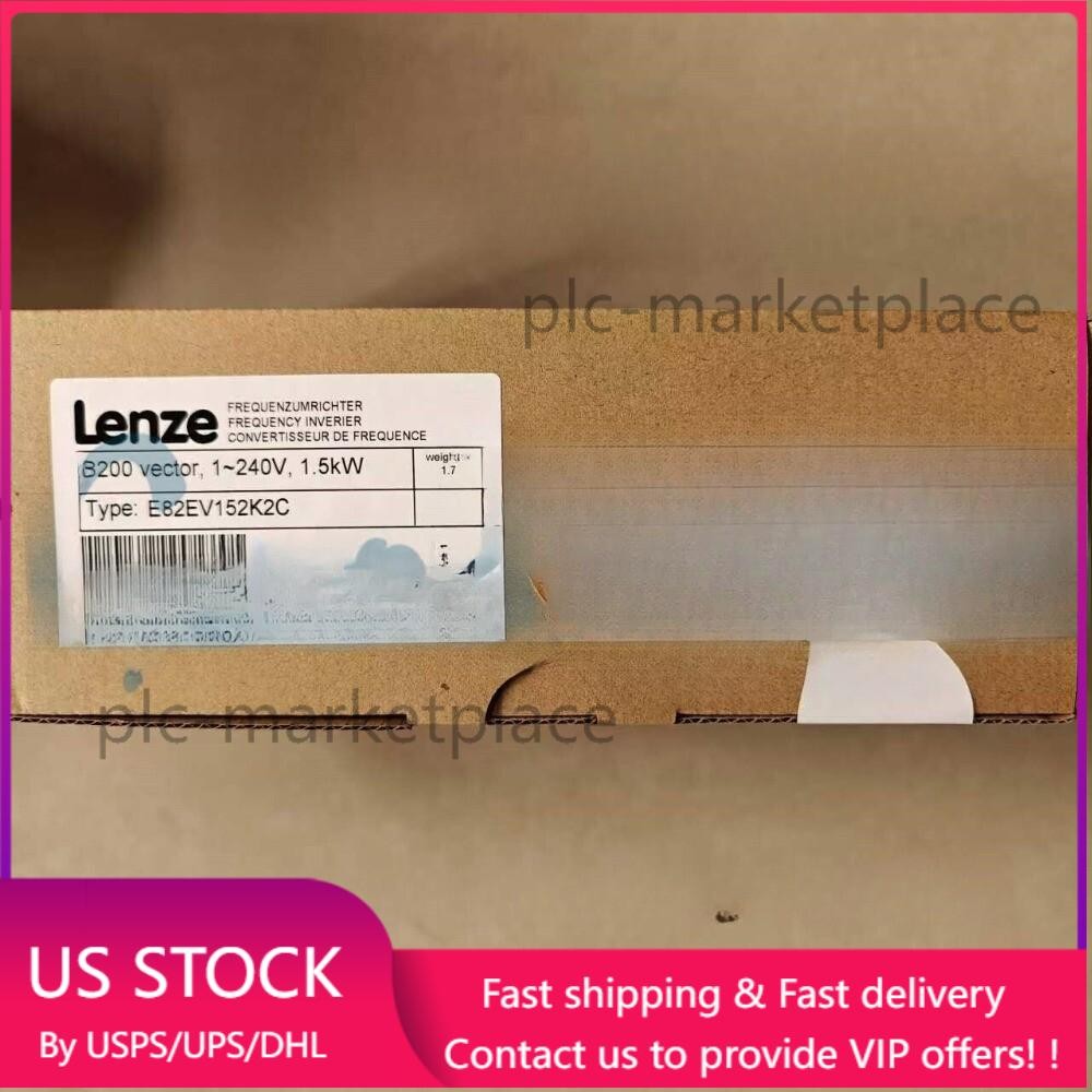 US Free TAX 1PC NEW LENZE E82EV152K2C E82EV152K-2C LENZE FREQUENCY INVERTER
