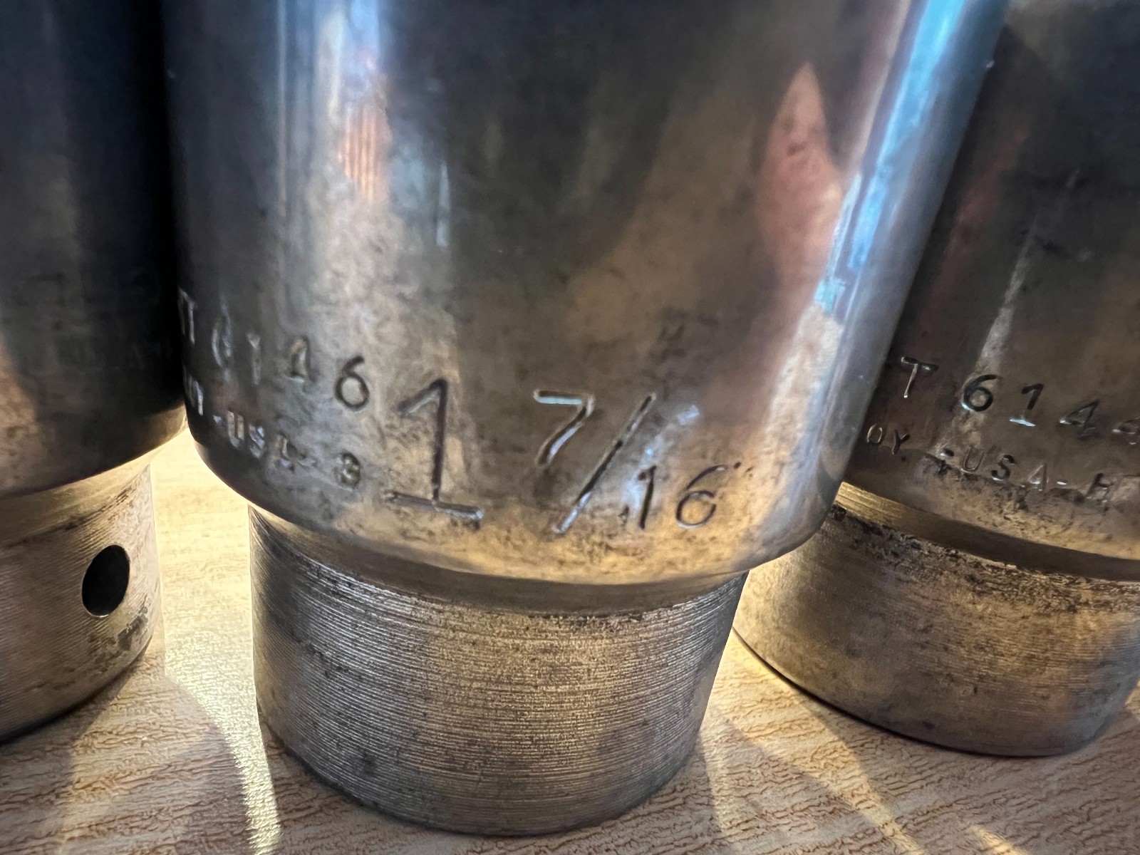 Wright Tool 3/4″ Drive 10 Pc 12‑Point SAE Socket Lot 6130 6134 6138 6144 6146 et