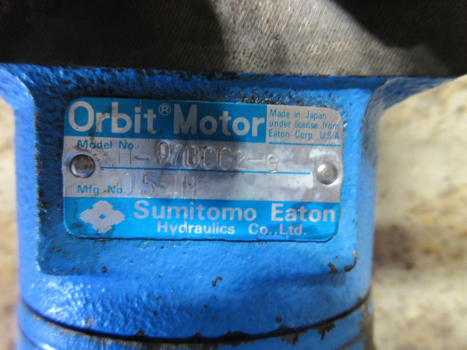 SUMITOMO EATON ORBIT MOTOR H-070CC2-G MFG 054H H-170CC2-G YAM CK1 CNC