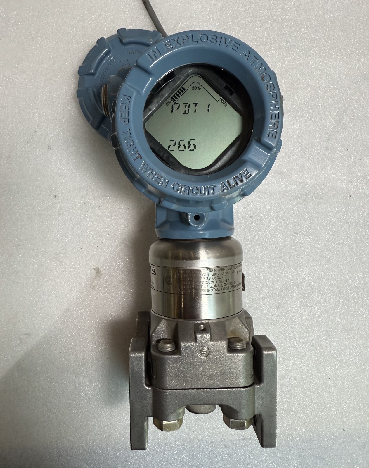 ROSEMOUNT 3051S2CD3 Pressure Transmitter 3051S2CD3A3F15A1AB3E6L1M5