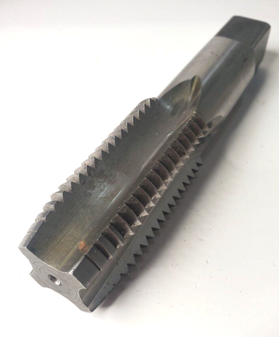HANSON WHITNEY 37017 PLUG TAP 1-1/4″-7 NC RH STRAIGHT 5-13/16″ OAL 2-11/16″ LOC