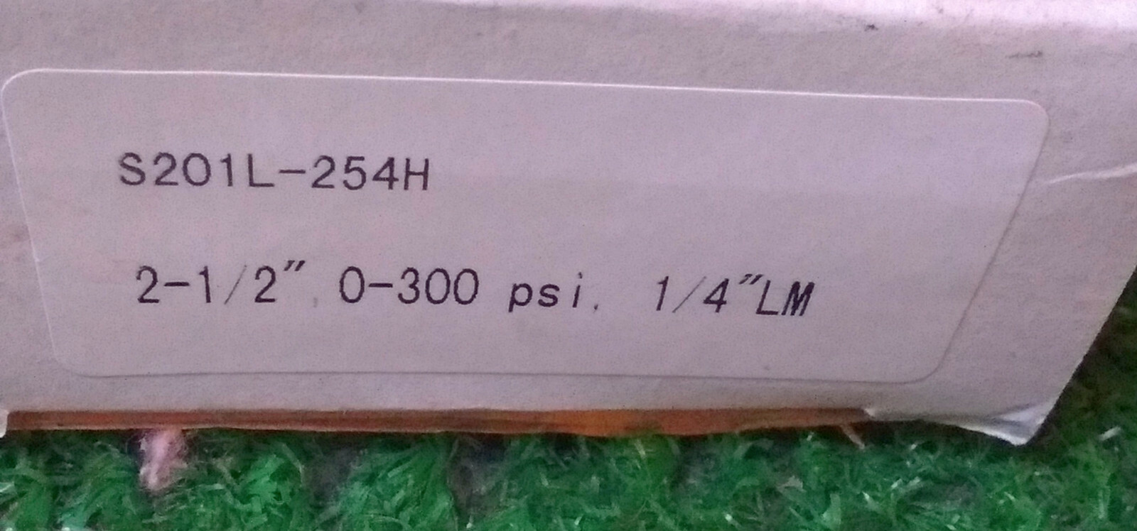 1 NEW S201L-254H GLYCERIN FILLED STAINLESS STEEL GAUGE NIB ***MAKE OFFER***