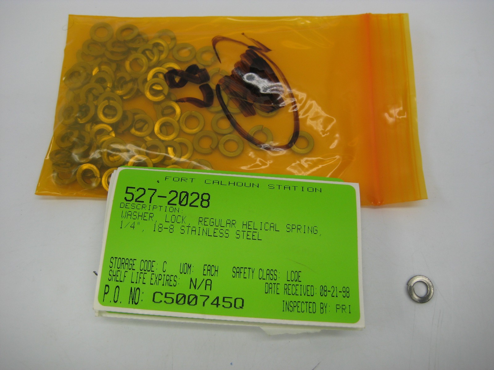 L&N 001365 LOCK WASHER PKG OF 87 NSNP