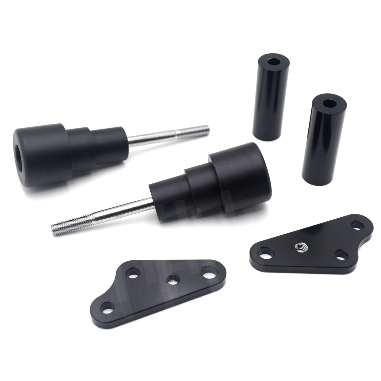 Aluminum Frame Crash Sliders Protection Black For 2000-2025 Suzuki DRZ400S/SM