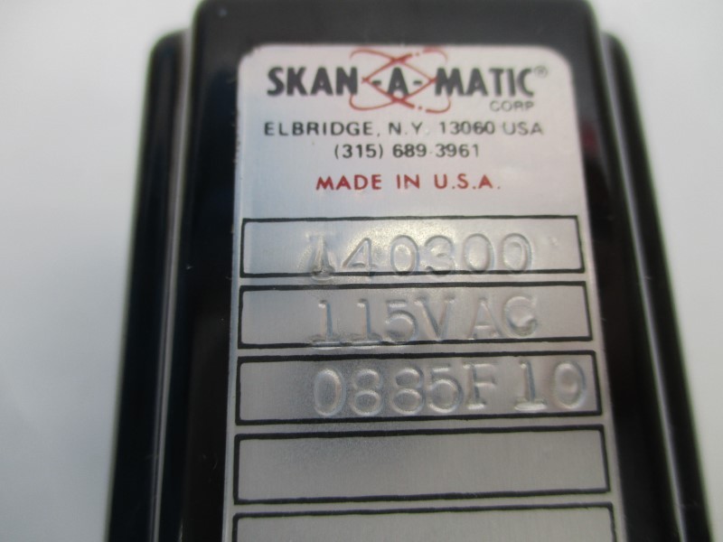 SKAN-A-MATIC T40300 115VAC NSNP