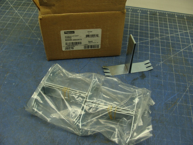 TWO BOXES OF 5 (TOTAL OF 10 BRACKETS) HOFFMAN BARRIER BRACKETS F44BB2C