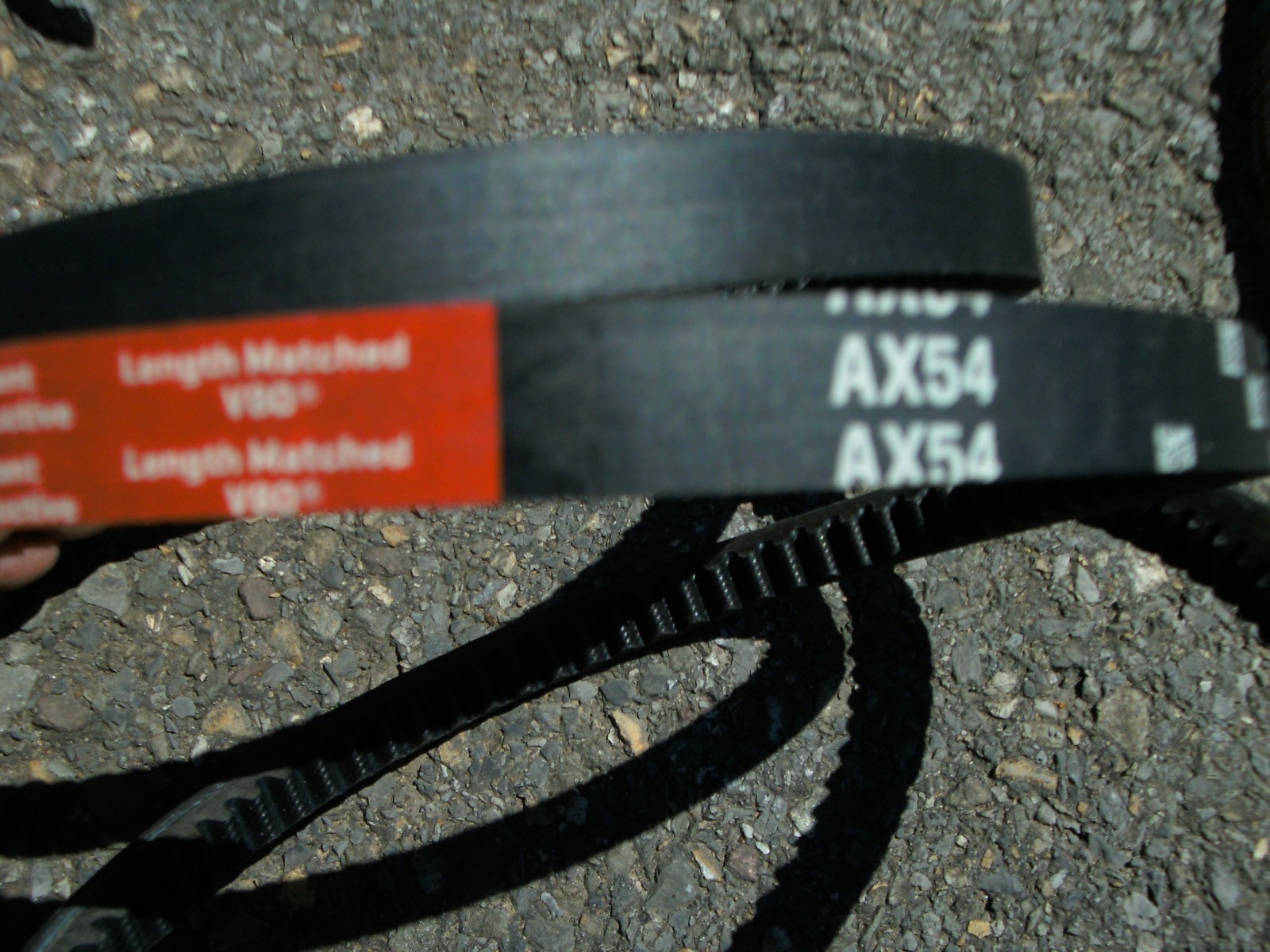 GATES BANDO AX54 TRI-POWER COGGED V-BELT 9012-2054