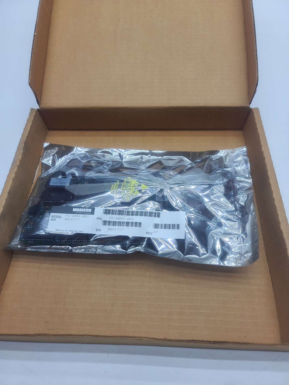 MODICON CIRCUIT BOARD AS-S004-001 REV.c. G23