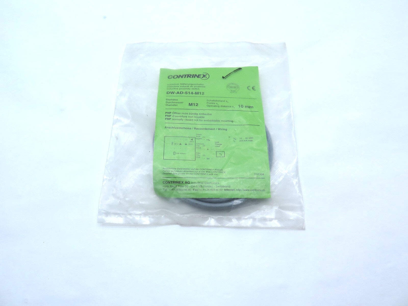 Contrinex DW-AD-514-M12 Inductive Proximity Switch
