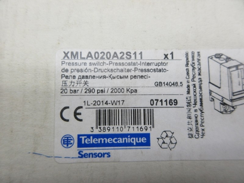 TELEMECANIQUE XMLA020A2S11 290PSI NSMP