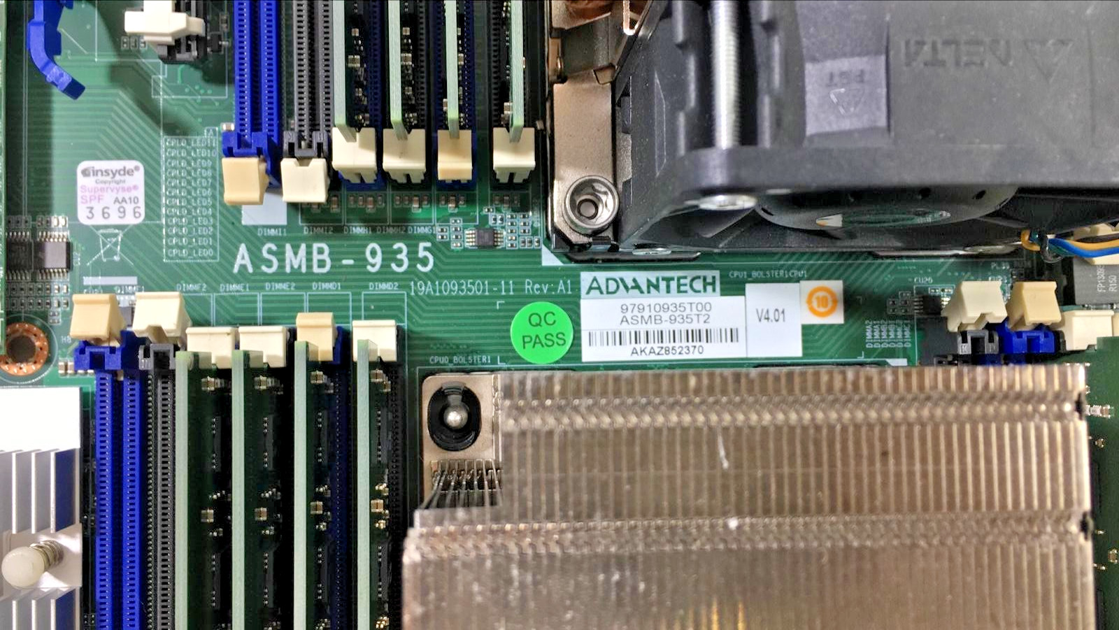 ✅ ADVANTECH ASMB-935T2 / 97910935T00 / 19A1093501-11 REV:A1 BOARD