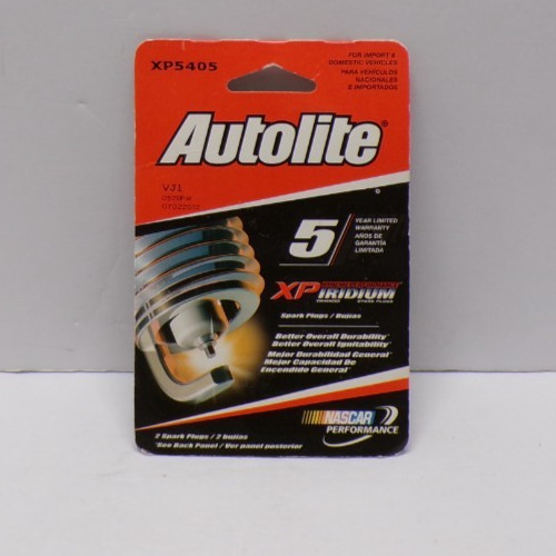 Autolite Spark Plugs XP5405 VJ1 07022012 For Import & Domestic Pack of 2