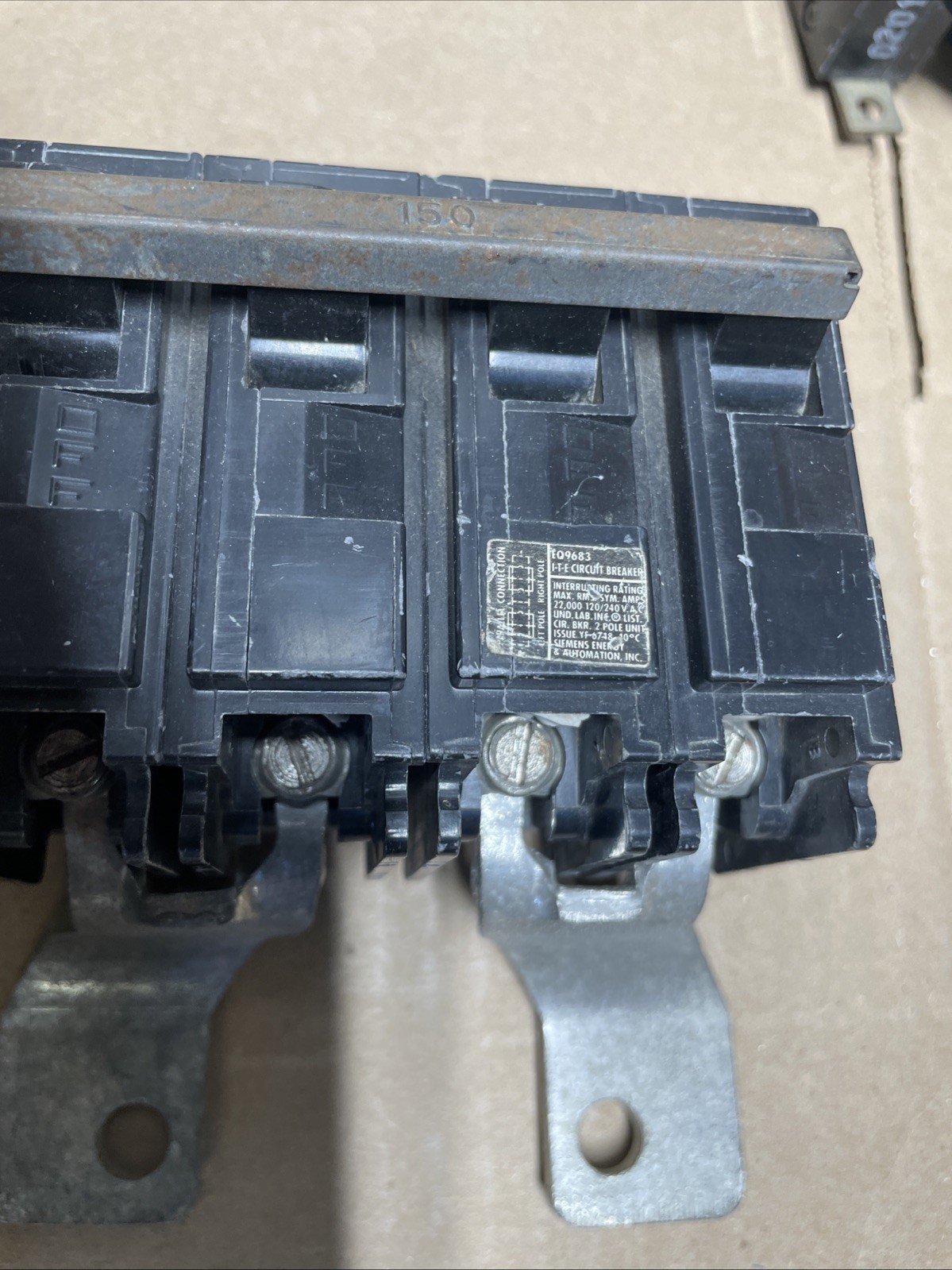 ITE SIEMENS EQ9683R NSNB 150A 2P 120/240 22000 AIC