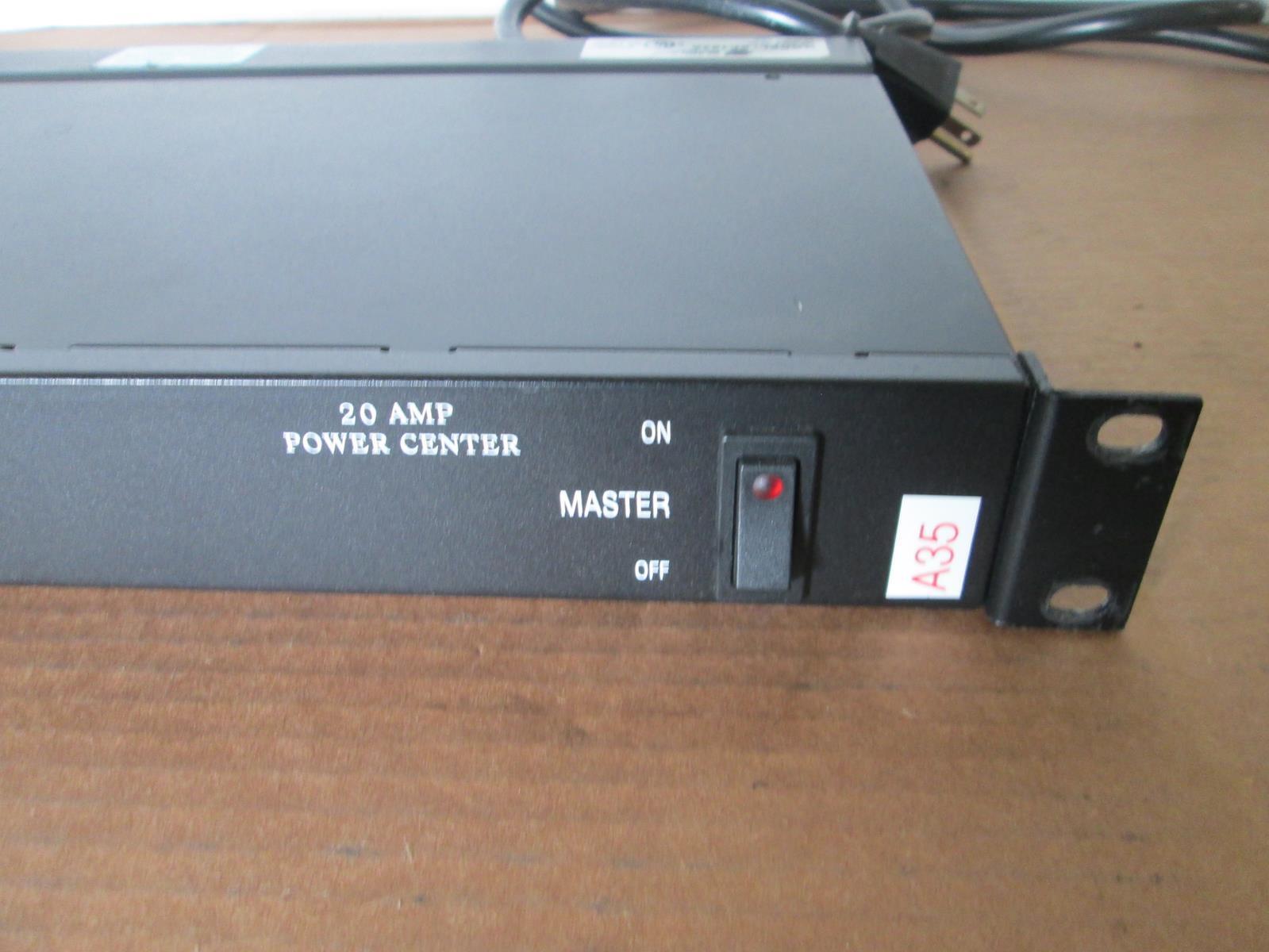 BLACK BOX SP194A 20A 8-Outlet Rackmount Power Center