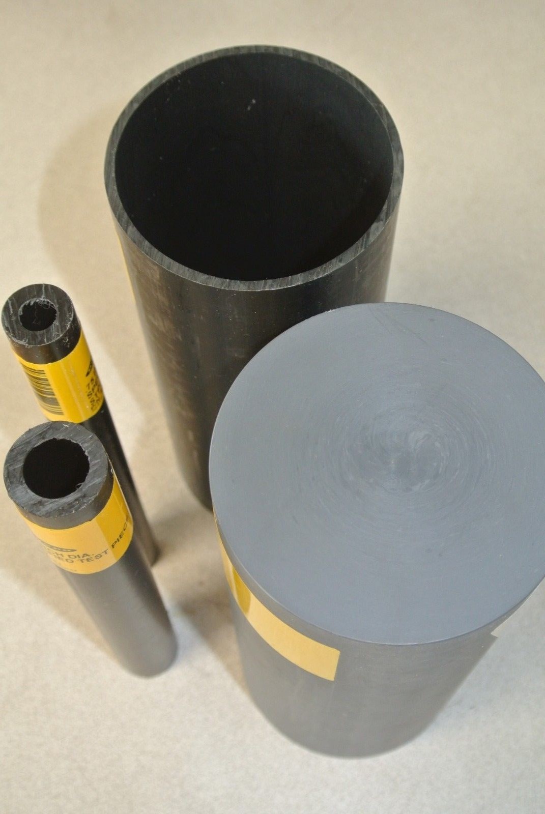 BANNER SPECIFIED TEST PIECES / LOT of 4 — .75″, 1.00″, 3.25″, 3.50″ DIAMETERS
