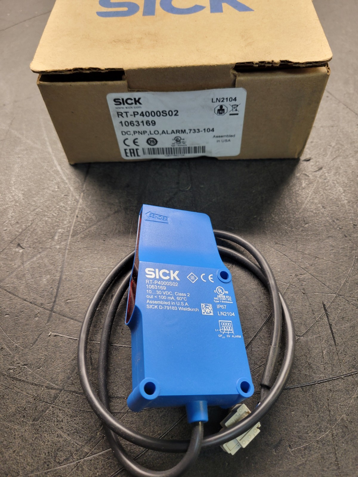 Sick RT-P4000S02 Photoelectric Sensor.