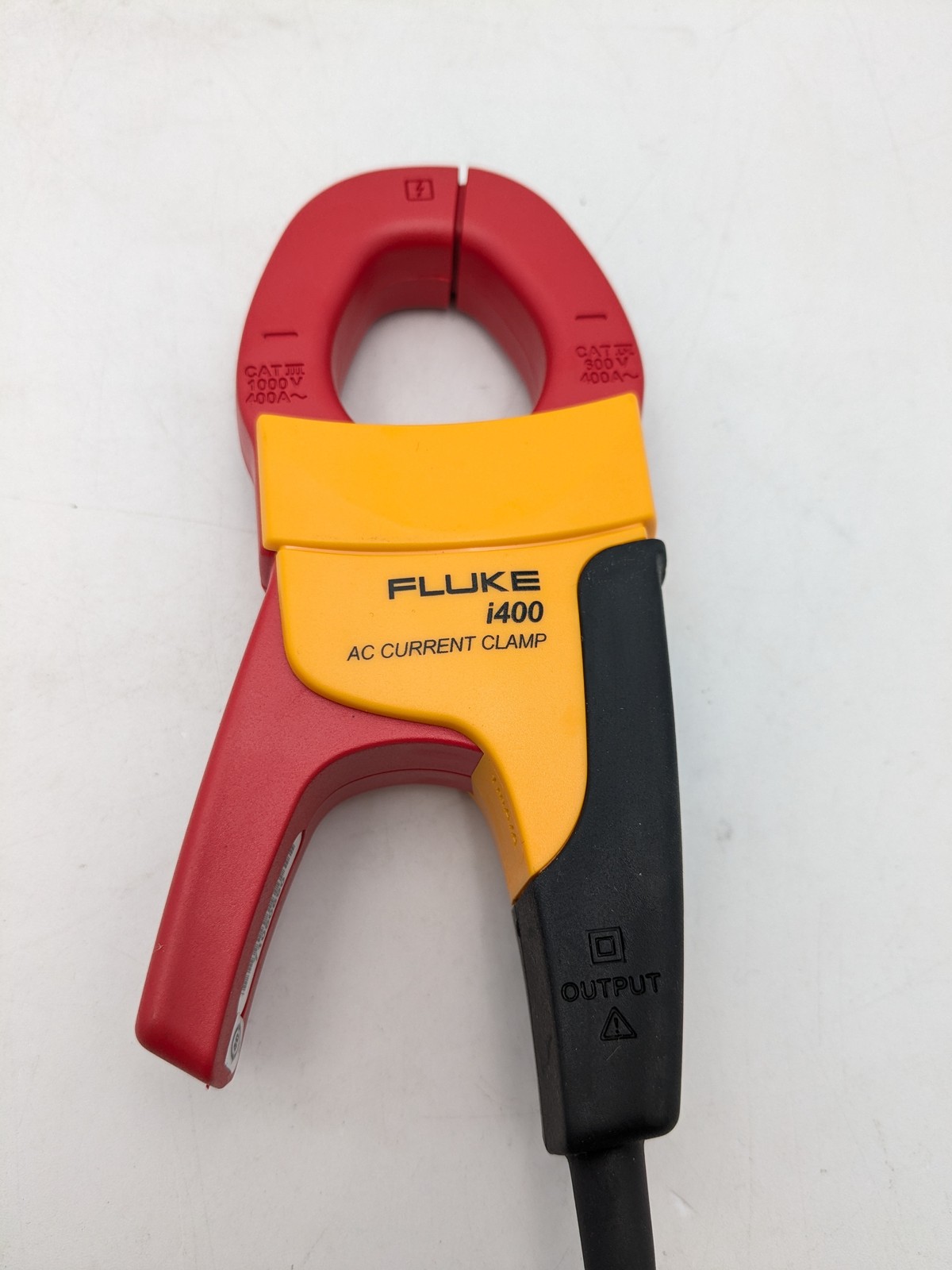 Fluke i400 AC Current Clamp 4mm Banana Plug For Multimeter 600v-1000v 400A