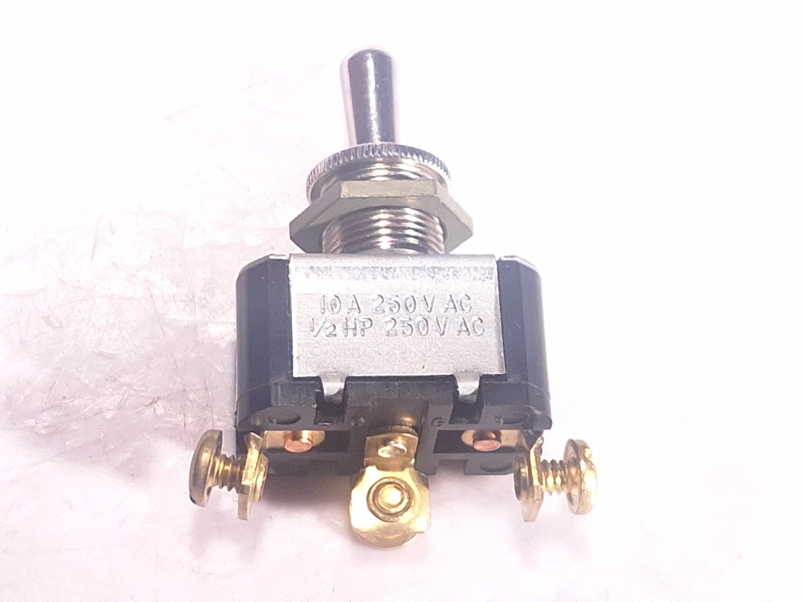 EATON 7509K5 MOMENTARY ON-OFF-MOMENTARY ON TOGGLE SWITCH 10A 250V 1/2HP
