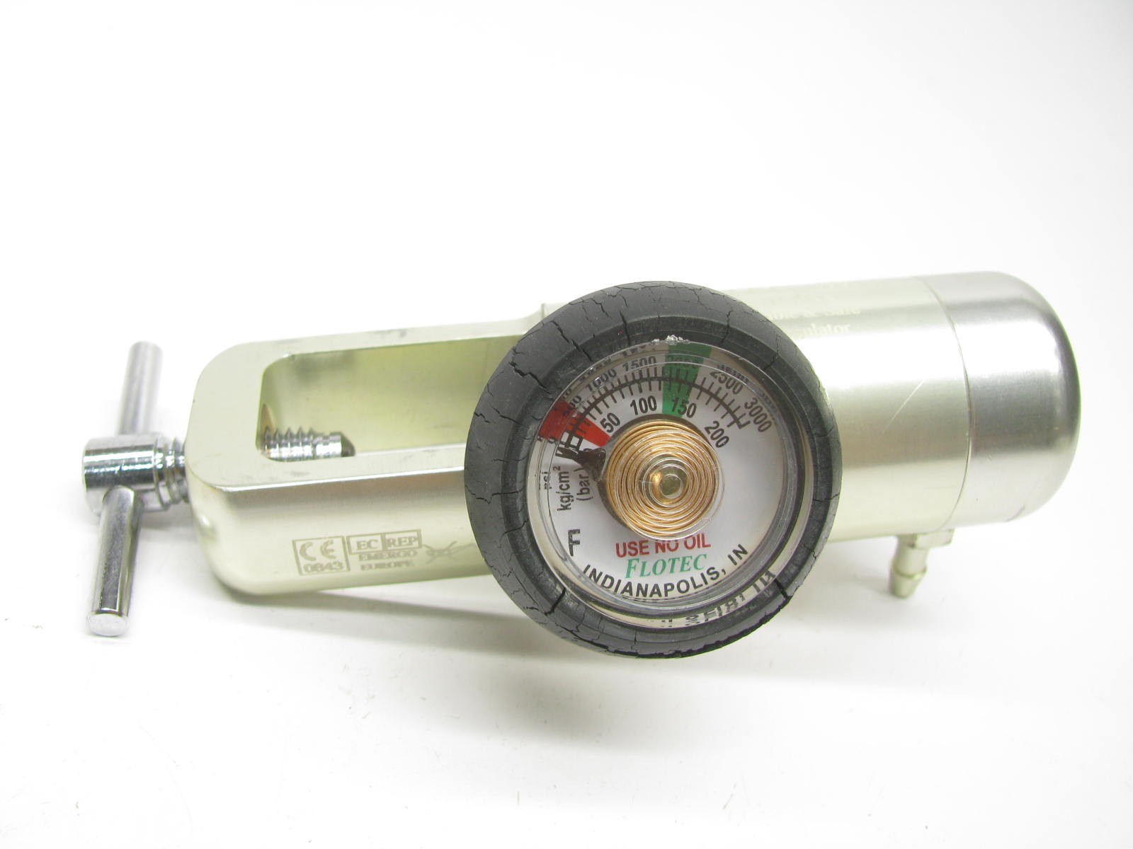 USED Flotec RR90D4-6614 Pressure O2 Oxygen Regulator