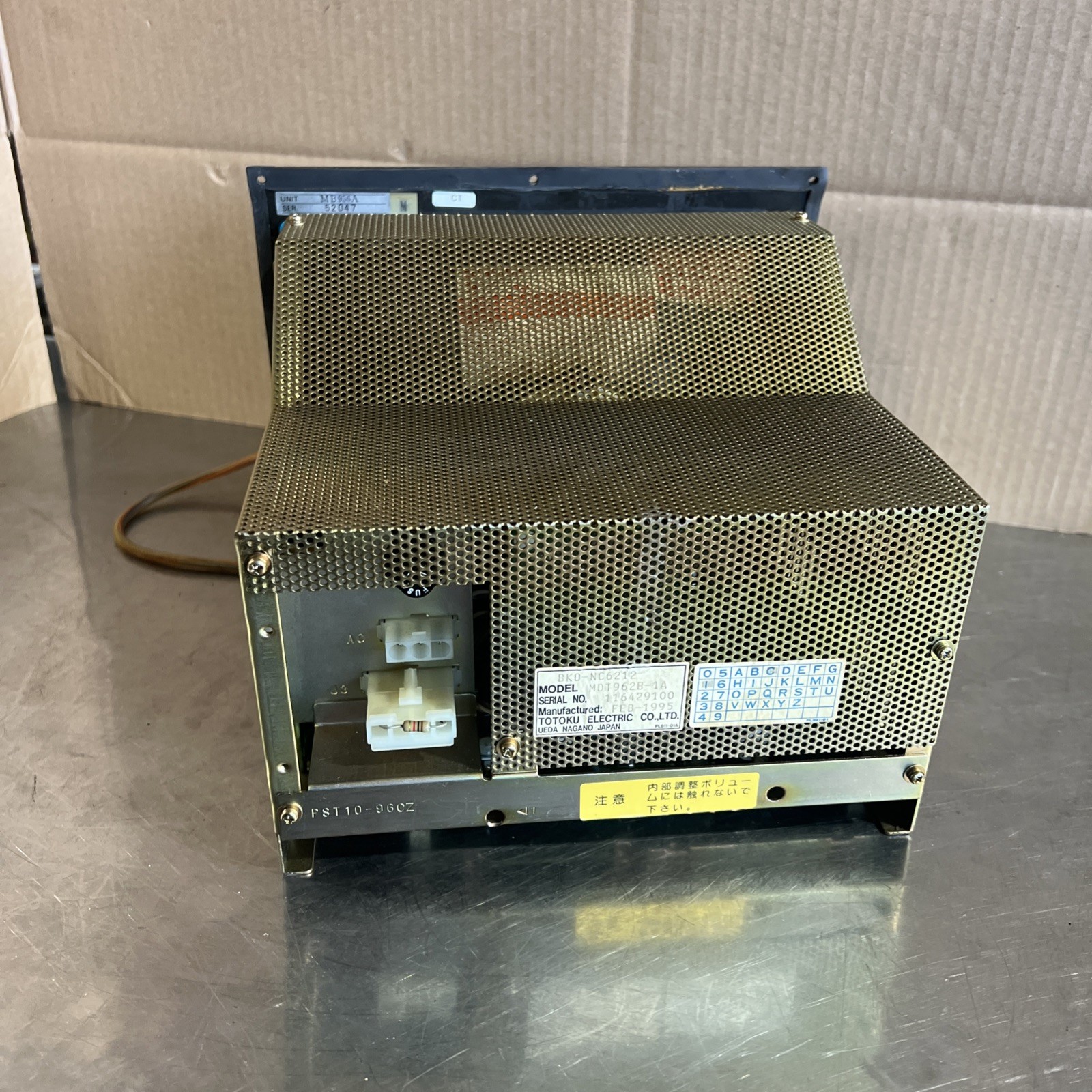 TOTOKU ELECTRIC MDT962B-1A / MDT962B1A (USED Surplus)