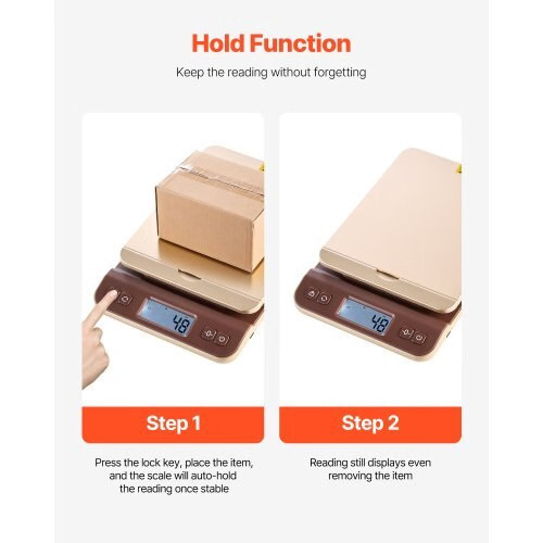 Digital Shipping Postal Scale, 0.1 oz High Accuracy, 88 lbs Postal Scale with Ho