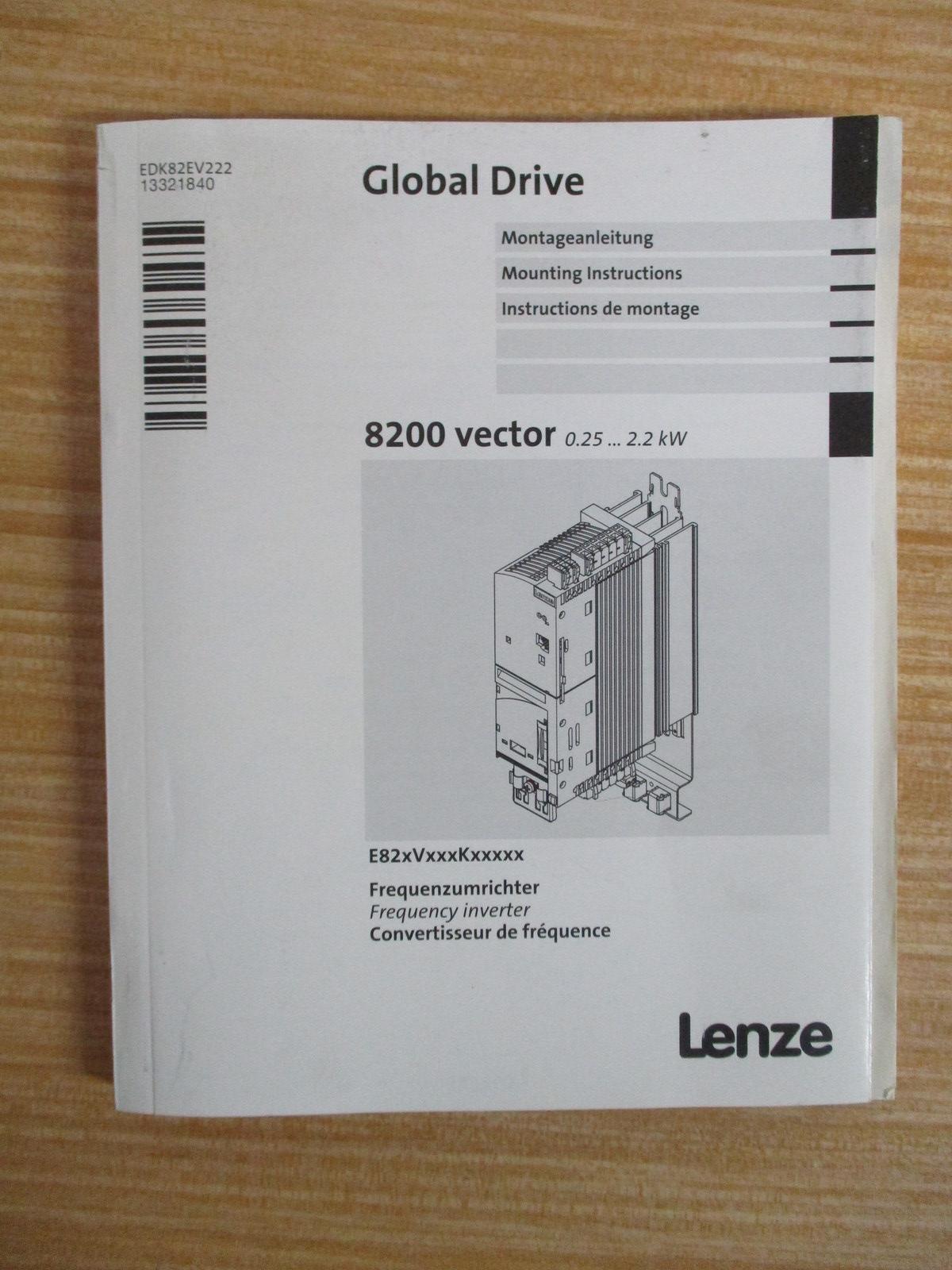 Lenze EDK82EV222 Frequency Inverter Mounting Instructions 13321840